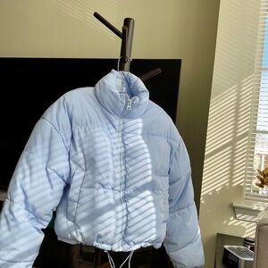 H&M Sky Blue Puffer Jacket